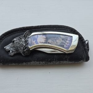 Franklin Mint Vintage Wolf Knife